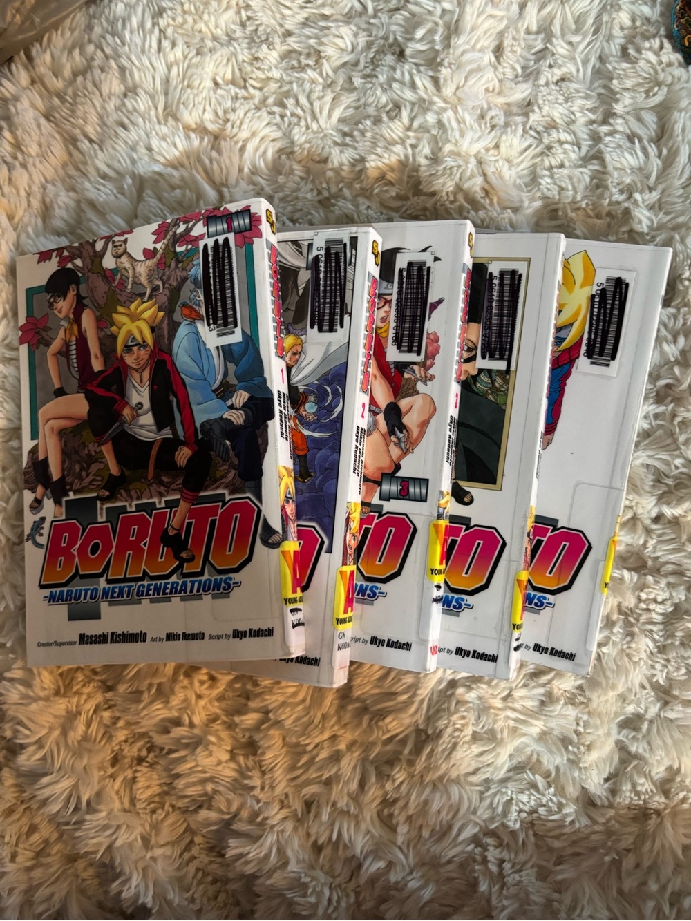Boruto: Naruto Next Generations Manga Volumes - White Covers